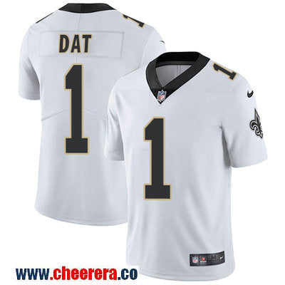 Nike Who Dat New Orleans Saints white Vapor jersey