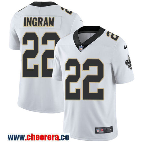 Nike Mark Ingram New Orleans Saints white Vapor jersey