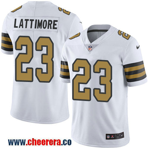 Nike Marshon Lattimore New Orleans Saints white Limited jersey