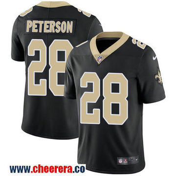 Nike Adrian Peterson New Orleans Saints black Vapor jersey