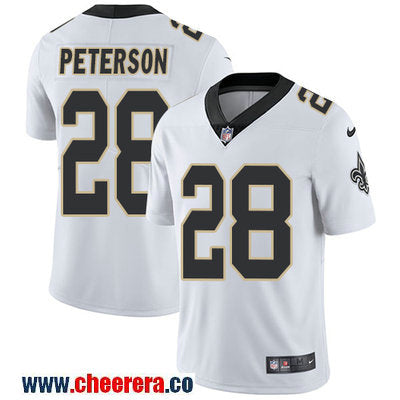 Nike Adrian Peterson New Orleans Saints white Vapor jersey