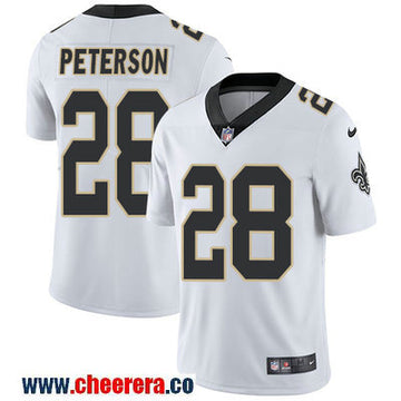 Nike Adrian Peterson New Orleans Saints white Vapor jersey