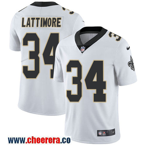 Nike Marshon Lattimore New Orleans Saints white Vapor jersey