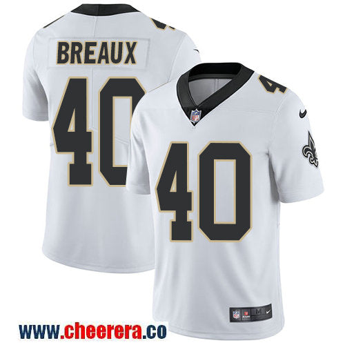 Nike Delvin Breaux New Orleans Saints white Vapor jersey