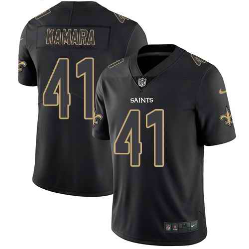 Nike Alvin Kamara New Orleans Saints black Limited jersey
