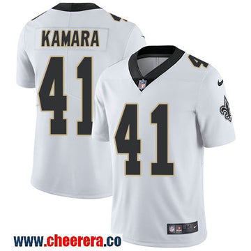 Nike Alvin Kamara New Orleans Saints white Vapor jersey