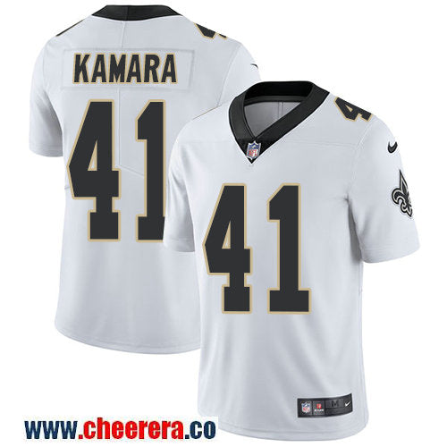 Nike Alvin Kamara New Orleans Saints white Vapor jersey