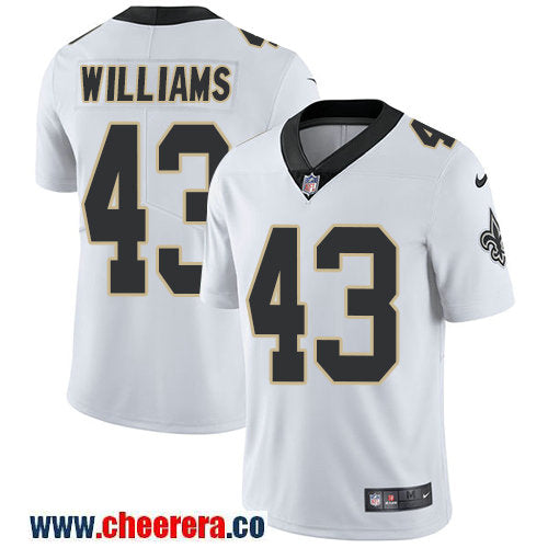 Nike Marcus Williams New Orleans Saints white Vapor jersey