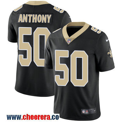Nike Stephone Anthony New Orleans Saints black Vapor jersey