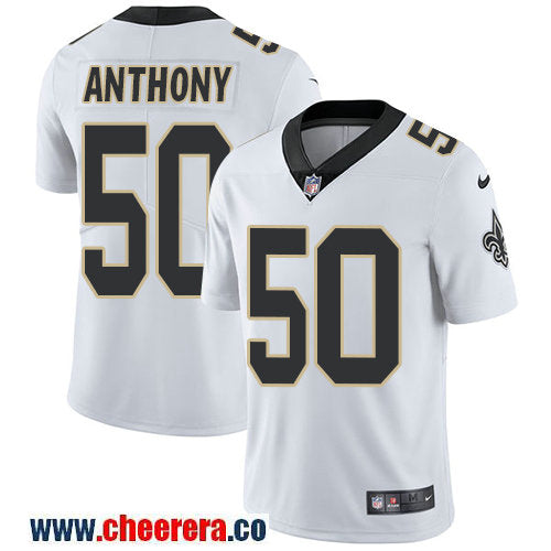 Nike Stephone Anthony New Orleans Saints white Vapor jersey