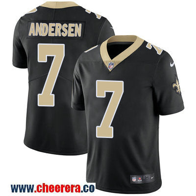 Nike Morten Andersen New Orleans Saints black Vapor jersey