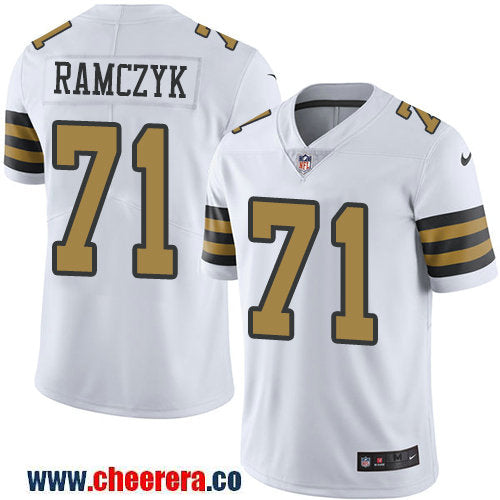 Nike Ryan Ramczyk New Orleans Saints white Limited jersey
