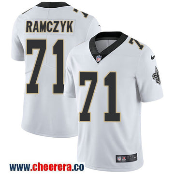 Nike Ryan Ramczyk New Orleans Saints white Vapor jersey
