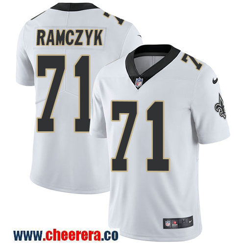 Nike Ryan Ramczyk New Orleans Saints white Vapor jersey