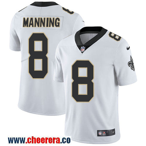 Nike Archie Manning New Orleans Saints white Vapor jersey
