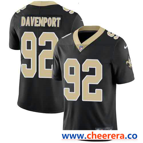 Nike Marcus Davenport New Orleans Saints black Vapor jersey