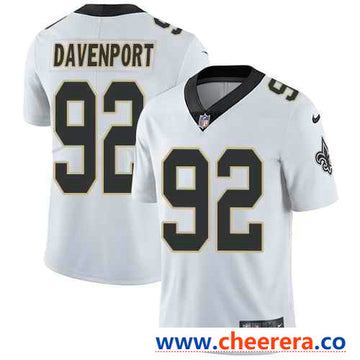 Nike Marcus Davenport New Orleans Saints white Vapor jersey