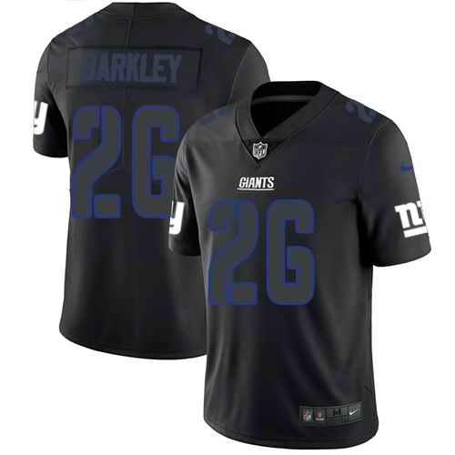 Nike Saquon Barkley New York Giants black Limited jersey