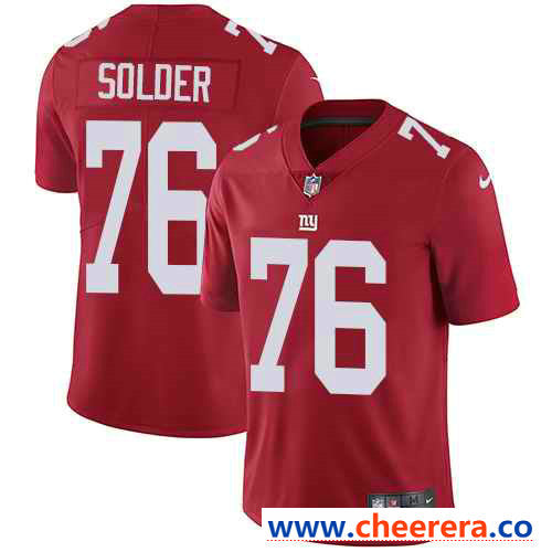 Nike Nate Solder New York Giants red Vapor jersey
