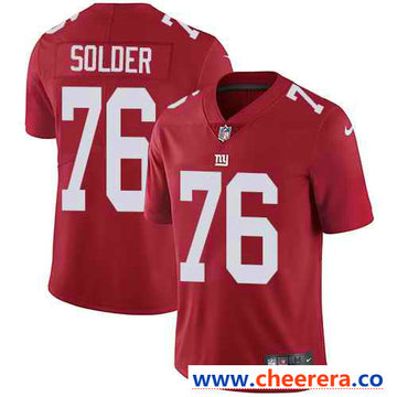 Nike Nate Solder New York Giants red Vapor jersey