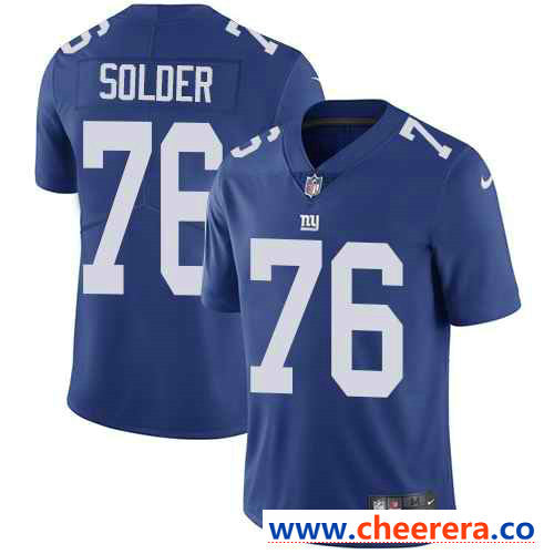 Nike Nate Solder New York Giants royal Vapor jersey