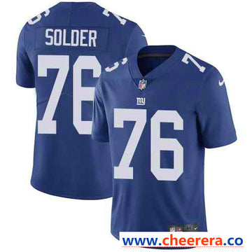 Nike Nate Solder New York Giants royal Vapor jersey