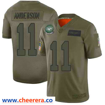Nike Robby Anderson New York Jets camo Salute To Service jersey