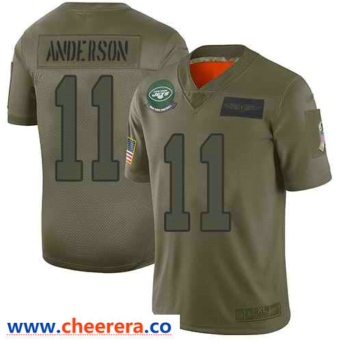 Nike Robby Anderson New York Jets camo Salute To Service jersey