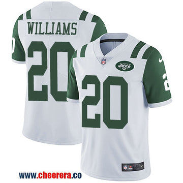 Nike Marcus Williams New York Jets white Vapor jersey