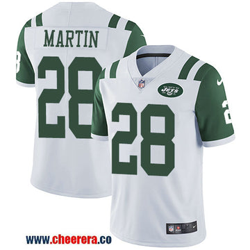 Nike Curtis Martin New York Jets white Vapor jersey