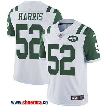 Nike David Harris New York Jets white Vapor jersey