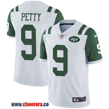 Nike Bryce Petty New York Jets white Vapor jersey