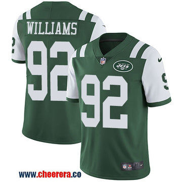 Nike Leonard Williams New York Jets green Vapor jersey