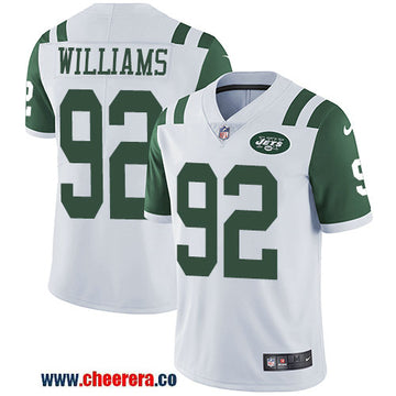 Nike Leonard Williams New York Jets white Vapor jersey