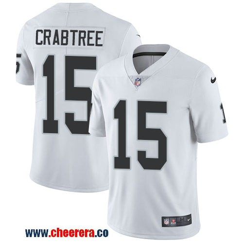 Nike Michael Crabtree Las Vegas Raiders white Vapor jersey