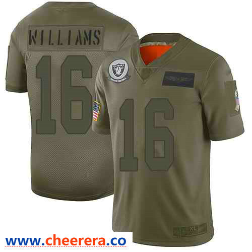 Nike Tyrell Williams Las Vegas Raiders camo Salute To Service jersey
