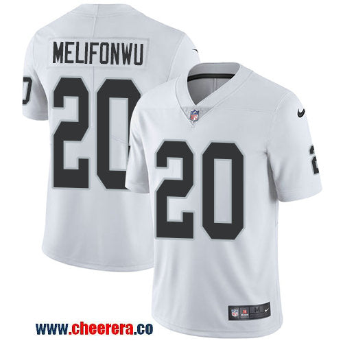 Nike Obi Melifonwu Las Vegas Raiders white Vapor jersey