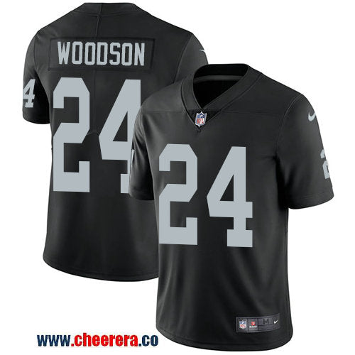 Nike Charles Woodson Las Vegas Raiders black Vapor jersey