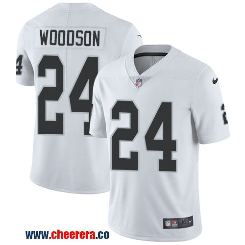 Nike Charles Woodson Las Vegas Raiders white Vapor jersey
