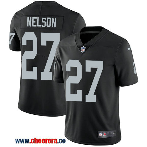 Nike Reggie Nelson Las Vegas Raiders black Vapor jersey