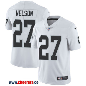 Nike Reggie Nelson Las Vegas Raiders white Vapor jersey