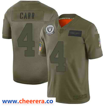 Nike Derek Carr Las Vegas Raiders camo Salute To Service jersey