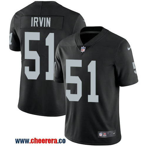 Nike Bruce Irvin Las Vegas Raiders black Vapor jersey