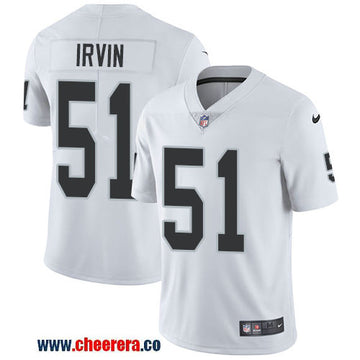 Nike Bruce Irvin Las Vegas Raiders white Vapor jersey
