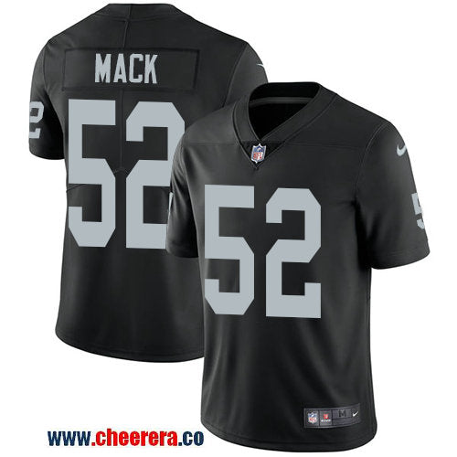 Nike Khalil Mack Las Vegas Raiders black Vapor jersey