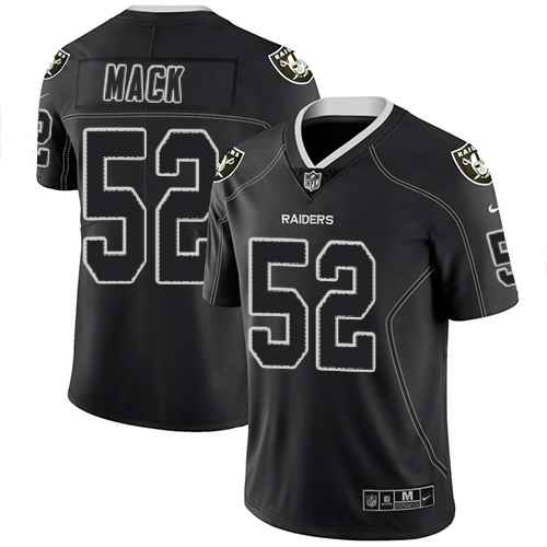 Nike Khalil Mack Las Vegas Raiders black Limited jersey