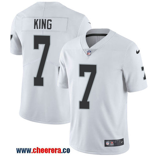 Nike Marquette King Las Vegas Raiders white Vapor jersey