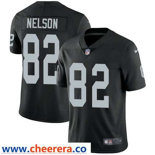 Nike Jordy Nelson Las Vegas Raiders black Vapor jersey