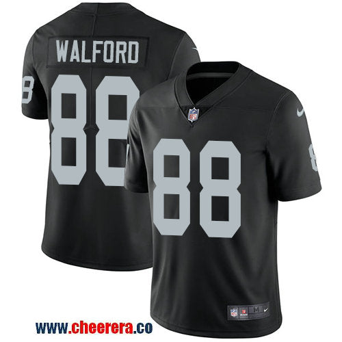 Nike Clive Walford Las Vegas Raiders black Vapor jersey