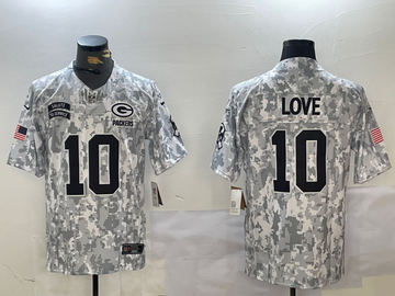 Nike Green Bay Packers camo Salute To Service jersey
